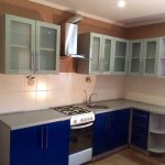 Синяя угловая кухня ЛНР